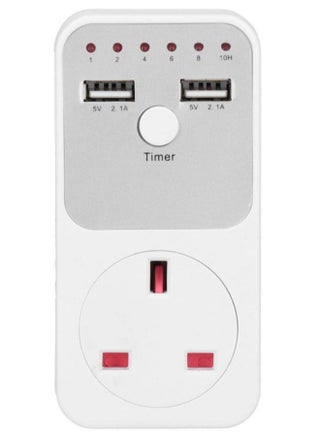 Countdown Timer Socket, USB Smart Digital Countdown Timer Socket, Programmable Switch Timer, Automatic Timer Switch, for Home Appliances, Computer Phone Charger (UK Plug) - pzsku/ZF2676DDA3A46D98B2AC7Z/45/_/1736255763/6196d13f-fc5f-492a-bb0b-74600b95c9bf