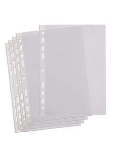 Generic 100-Piece A4 Reinforcement Pocket Report Cover Set Clear  - Image 1
