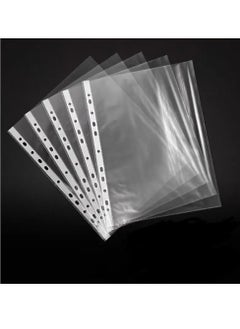 Generic 100-Piece A4 Reinforcement Pocket Report Cover Set Clear  - Image 3