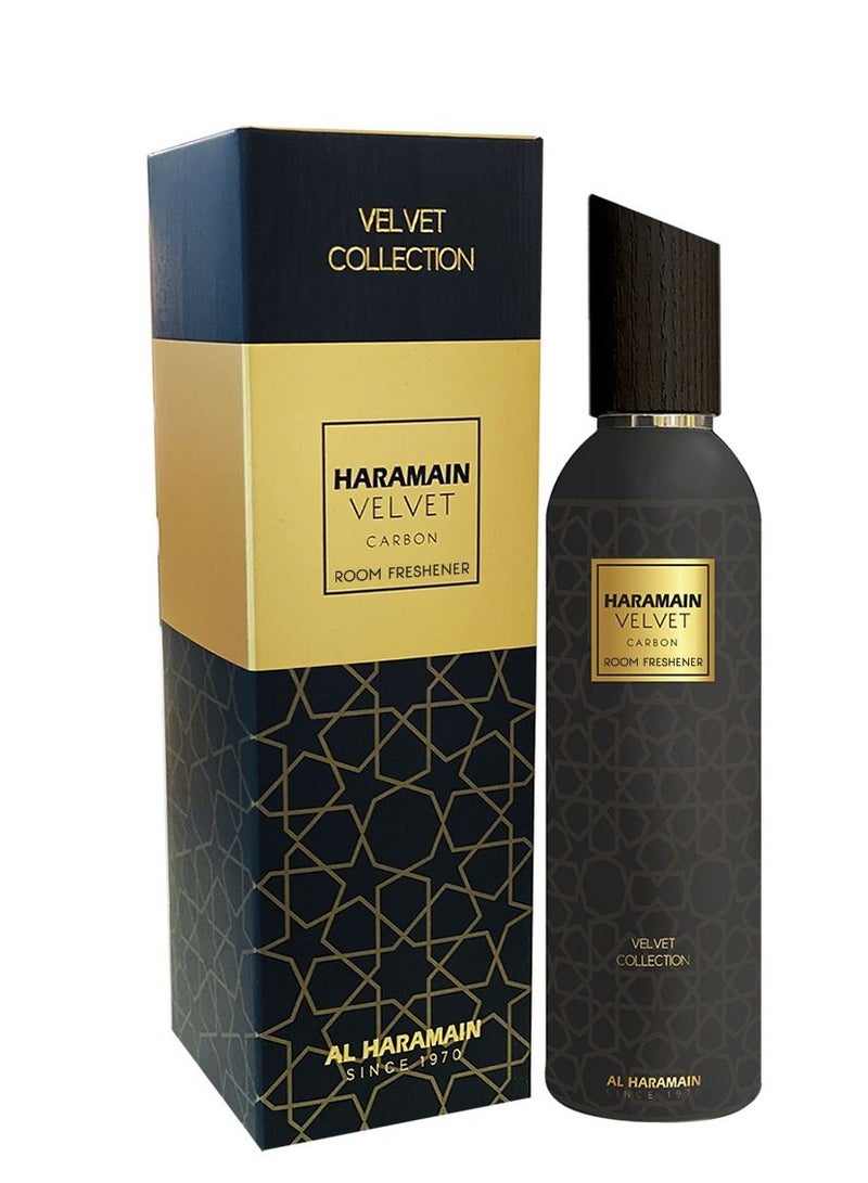 الحرمين مجموعة فيلفيت رذاذ معطر الهواء بالكربون 250 مل - Image 1