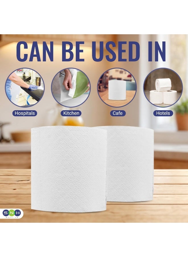 سوفت آند هايجينك رول مناديل فريش ماكسي ناعم وصحي – 750 جرام، عبوة واحدة، منقوش | منشفة ورقية للمطبخ، معقمة بدرجة أعلى، ورق مناديل عالي الجودة - Image 5