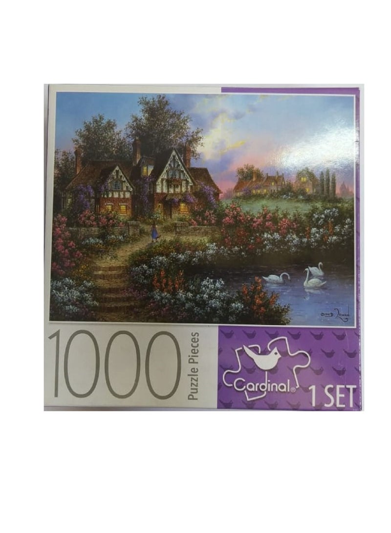 Cardinal puzzles lake house 1000 piece