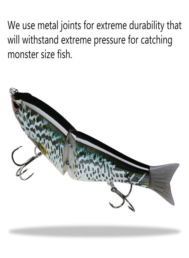 Bassdash SwimShad Glide Baits Jointed Swimbait Bass Pike Salmon Trout Muskie Fishing Lure - Image 5