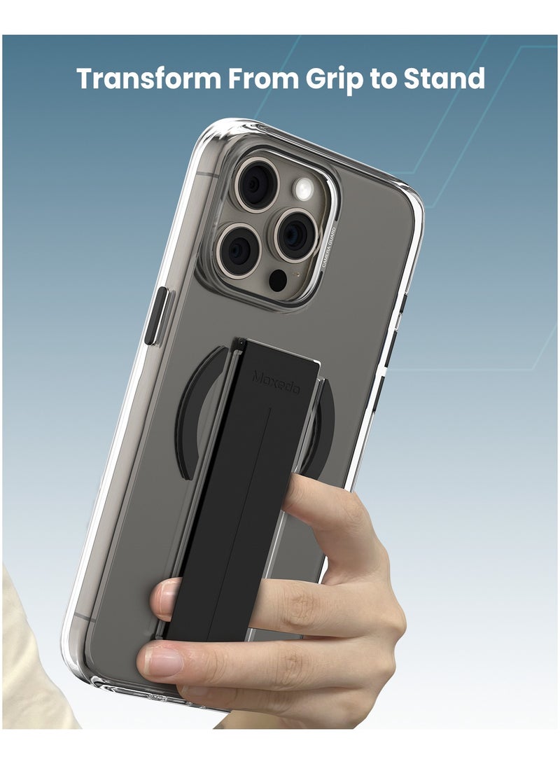 Moxedo Magnetic Protective Case Scratch Resistant Drop Protection Magsafe Technology Compatible for iPhone 15 Pro 6.1 inch - Black - Image 4