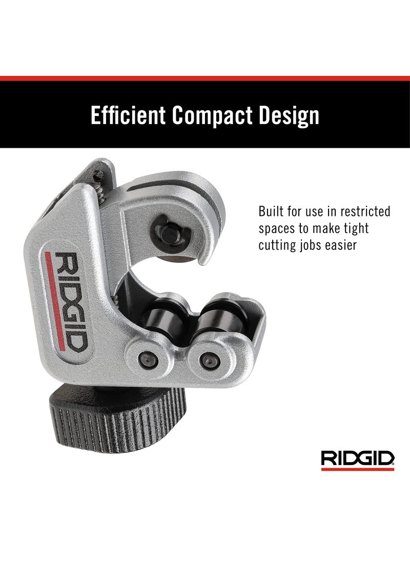 RIDGID Ridgid - CC247 RIDGID 40617 Model 101 Close Quarters Tubing Cutter, 1/4-inch to 1-1/8-inch Tube Cutter Silver  - Image 4