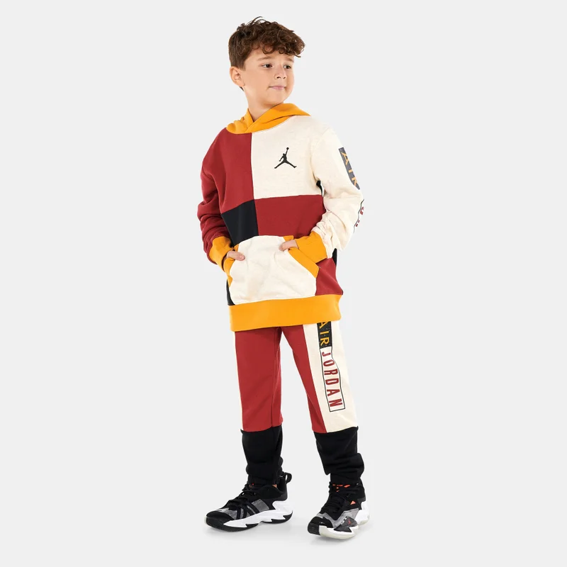 Jordan red, cream and black Kids' Paprika Joggers (Older Kids) for Men | Best Price UAE