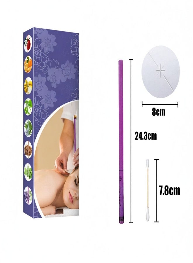 EELHOE 16pcs Fragrance Ear Candles Care Natural Ingredients Ear Wax Removal Cleaner Ear Coning Treatment - Image 5