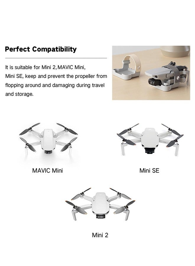 CYNOVA Mavic Mini 2/Mini Propeller Holder with Full Protection + Lanyard, Prop Stabilizer & Fixing Strap for DJI Mavic Mini/Mavic Mini 2 (Charcoal) - Image 2