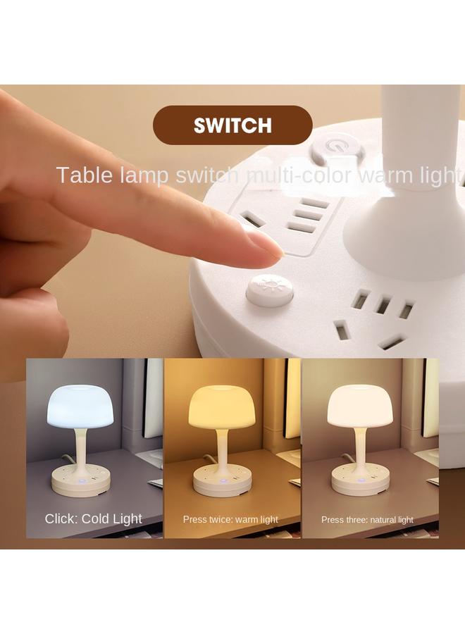 Bluejw Factory Direct Supply New Desk Lamp Master Bedroom Bedside Lamp Baby Feeding Eye Protection Night Light Socket Integrated Sleep Lamp - Image 3