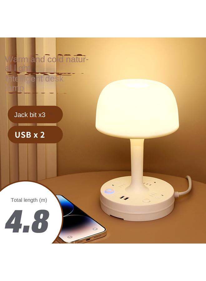 Bluejw Factory Direct Supply New Desk Lamp Master Bedroom Bedside Lamp Baby Feeding Eye Protection Night Light Socket Integrated Sleep Lamp - Image 1