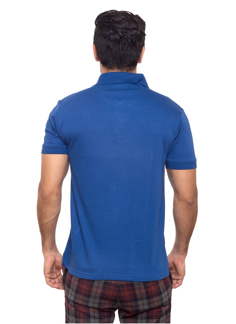 SANTHOME Basic Dry n Cool Cotton Polyester Blend Shirt Collared Neck Polo for Men  - Image 4