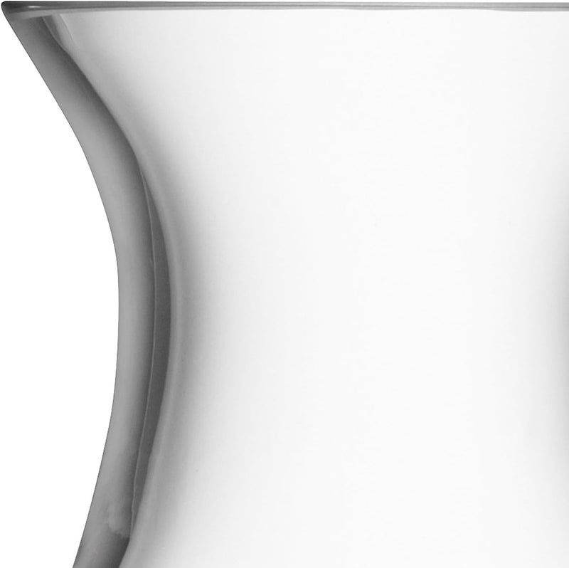 LSA Flower Kiln Vase H32cm Clear Glass Elegant Curved Neck Vase for Fresh or Dried Flowers, Made in Poland - Image 3