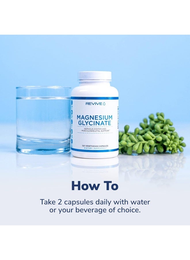 Revive MD Magnesium Glycinate, Nervous System and Musculoskeletal Support - Image 4
