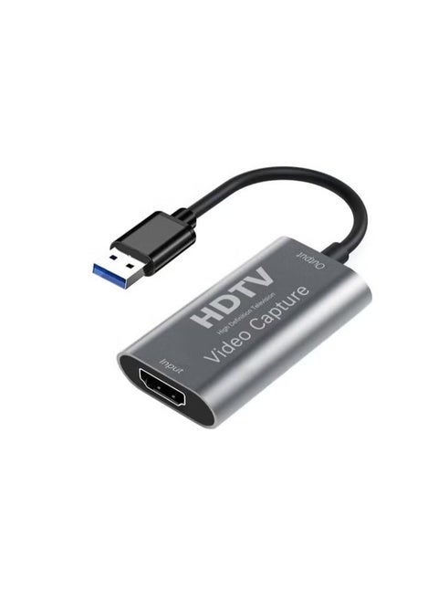 Hawk HDTV Video Capture Card HDMI to USB for Game Video Live PS4/XBox/Switch OBS live recording,Output 1080P@60Hz