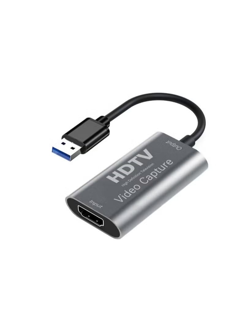 Generic - Hawk HDTV Video Capture Card HDMI to USB for Game Video Live PS4/XBox/Switch OBS live recording,Output 1080P@60Hz - Image 1