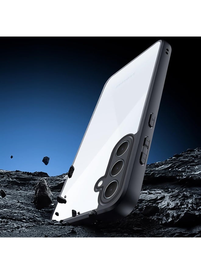 Compatible with Samsung Galaxy A26 5G Case Transparent, Military-Grade Shockproof Anti-Yellowing, Slim Protective Phone Case Full Bumper Cover With Camera Protective (Black) - Image 2