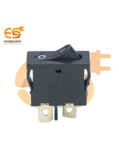 Electronicspices Electronic Spices T85 4A 250V Black Color 2 Pin Rocker Switch Pack of 100  - Image 3