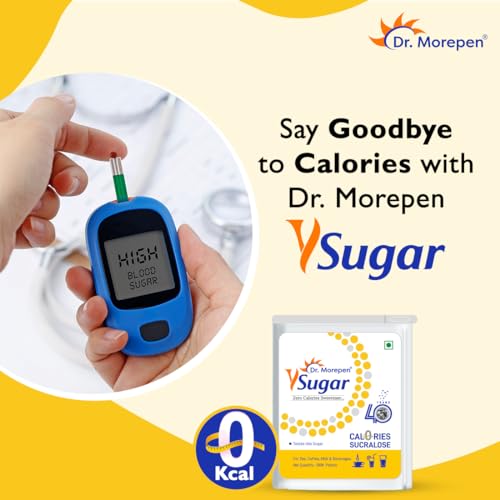 Dr. Morepen Y Sugar Pellets (Sucralose) | 100% Safe | Sweet like Sugar but with zero calories | 100% Natural Sweetener (Pack of 5) - Image 4