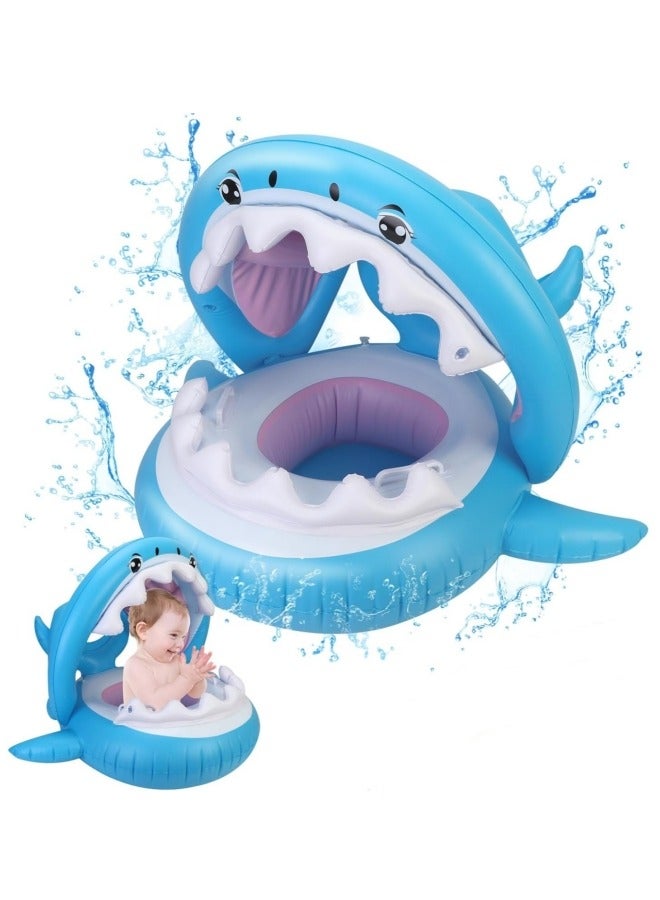 GGEROU Swimming Ring Inflatable,Kids Toddler Infant Swimming Float Pool Floaties Pool Ring with Seat Summer Outdoor Water Bath Toys - Image 1