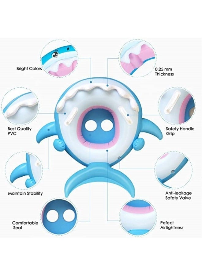 GGEROU Swimming Ring Inflatable,Kids Toddler Infant Swimming Float Pool Floaties Pool Ring with Seat Summer Outdoor Water Bath Toys - Image 5