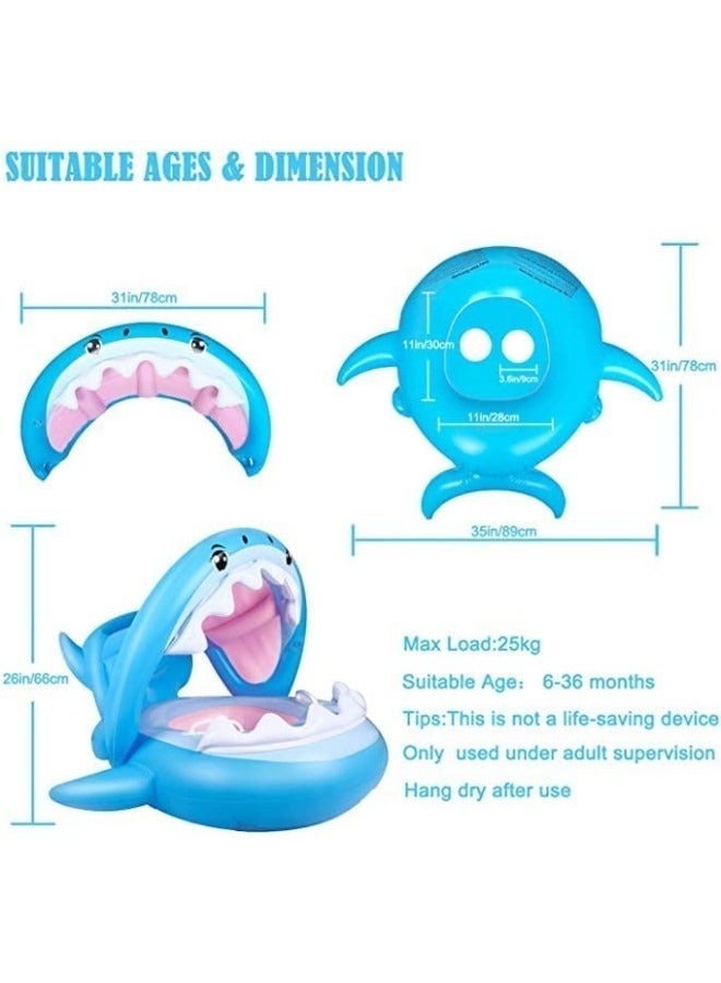 GGEROU Swimming Ring Inflatable,Kids Toddler Infant Swimming Float Pool Floaties Pool Ring with Seat Summer Outdoor Water Bath Toys - Image 3