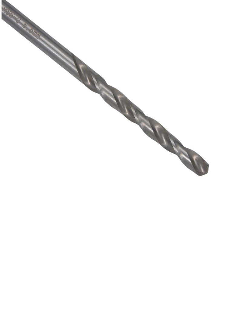 RNS HSS-G TWIST DRILL BIT 5.5 MM, Pack of 10 High Speed Steel Ground Metal Drill Bit for Steel, Alloy, Fabrication and Industrial Use - Image 4