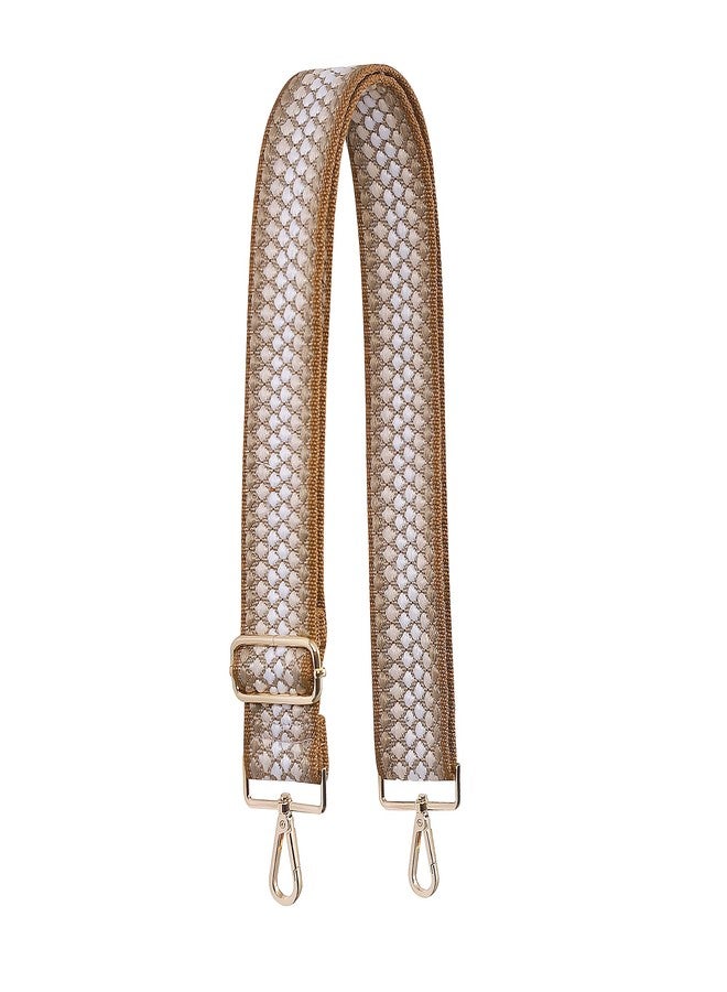 S-Jacorry Purse Strap Replacement Crossbody Wide Shoulder Strap Adjustable Canvas Straps Handbag Strap Replacement Belts, Gold Buckel-927, inch, Crossbody - Image 5