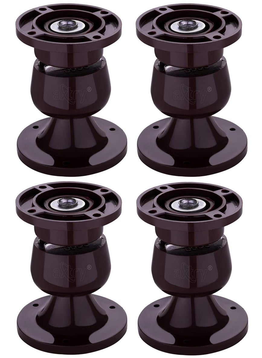 Axtry Axtry Pack of 4 Door CatcherDoor MagnetDoor Magnet CatcherDoor HolderDoor Catcher MagneticDoor CatchMagnetic Door StopperDoor Magnetic CatcherDoor Stopper Home Brown  - Image 1