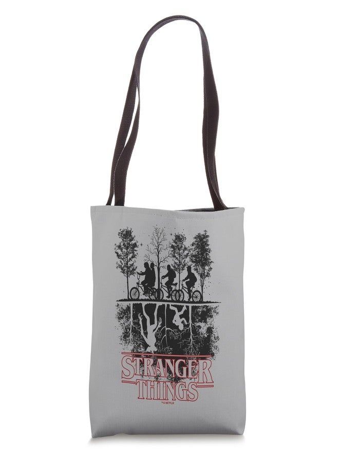 Stranger Things Upside Down Hawkins Ride Logo Tote Bag - Image 1