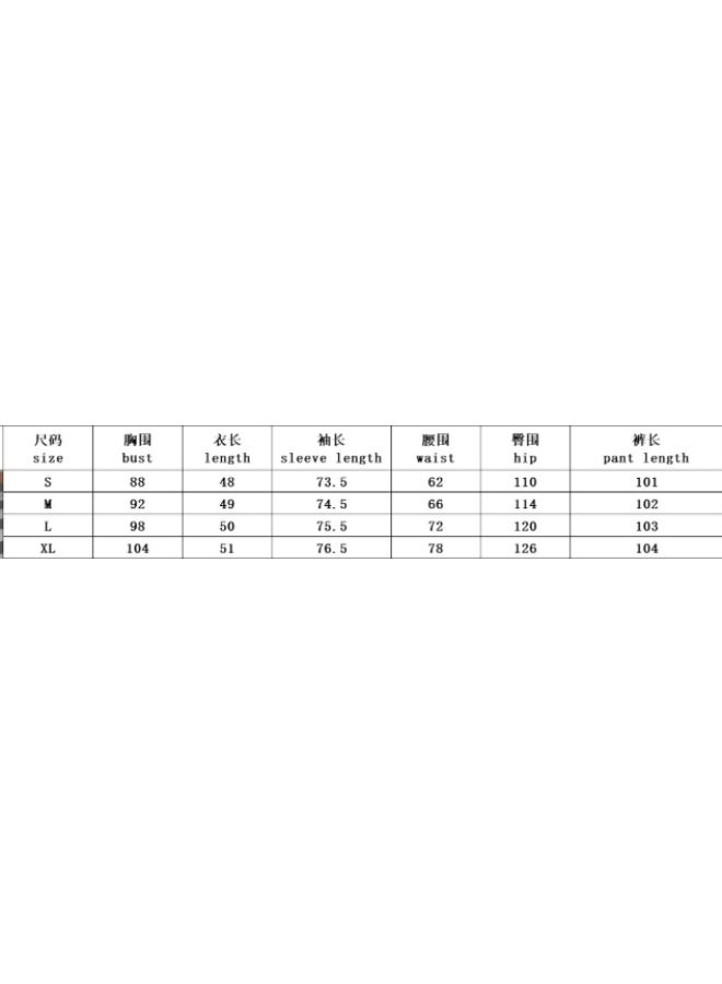 NIBEMINENT Sports Pant Sets Contrasting Colors Autumn Winter Daily Leisure Loose Winter Zippered Long-sleeved Top 2 Pieces Set Woman - Image 4