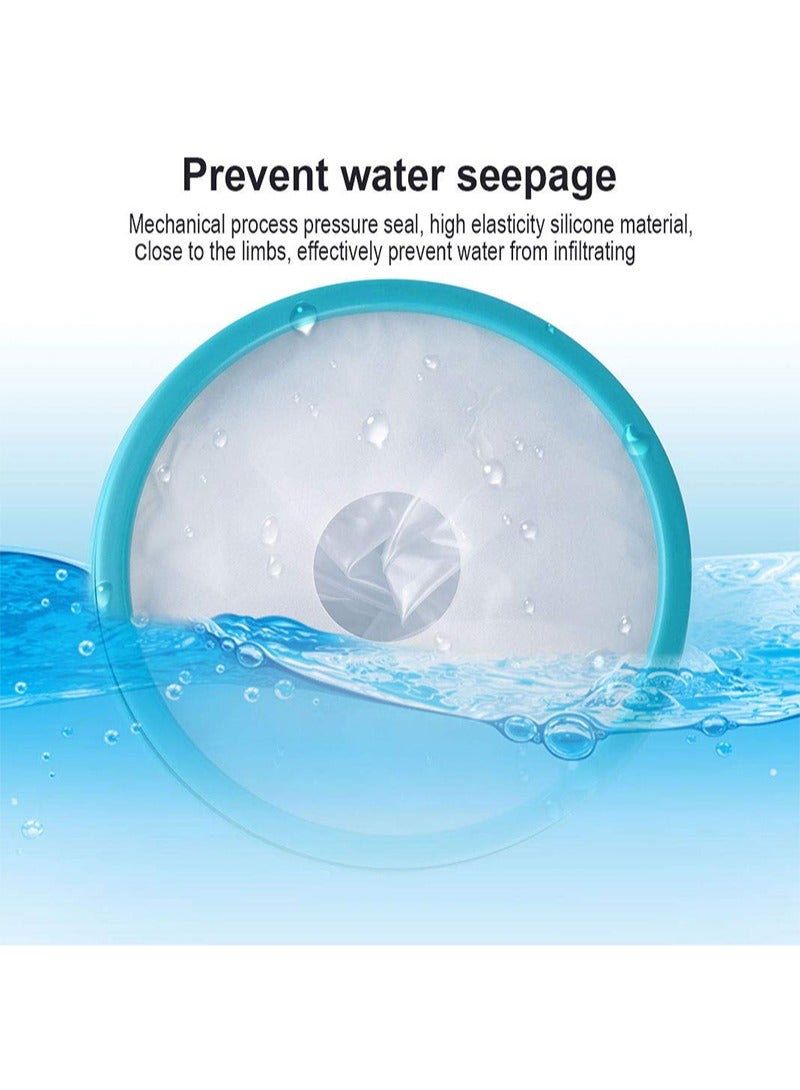 HaLunhi Waterproof Cast Cover for Shower Knee, Knee Cast Cover for Showering, Waterproof Knee Cast Protector for Leg Watertight Protection Keep Dry in Shower Bath Or Swimming for Wounds & Bandages - Image 5
