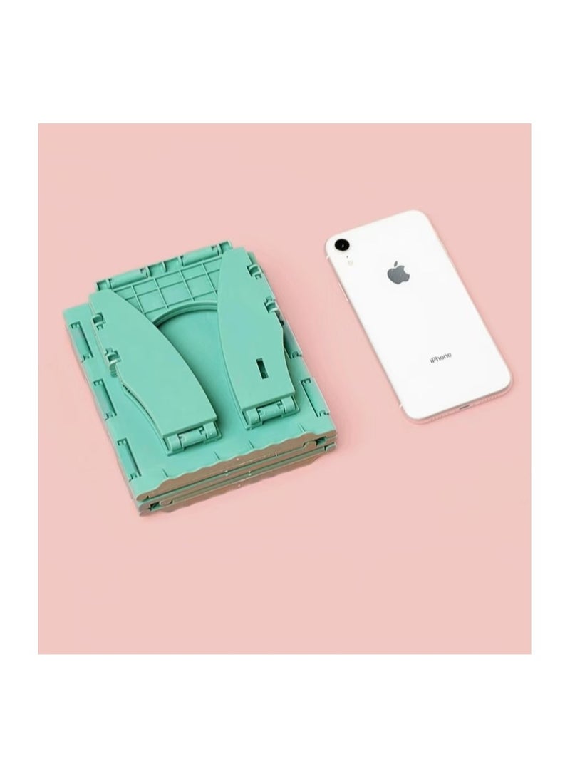 Children's Folding Toilet，Portable Potty Seat,Kids Outing Travel Car Toilet Seat with Travel Bag，Toddler Potty Training Seat，for Car, Camping, Outdoor, indoor (Green) - Image 4