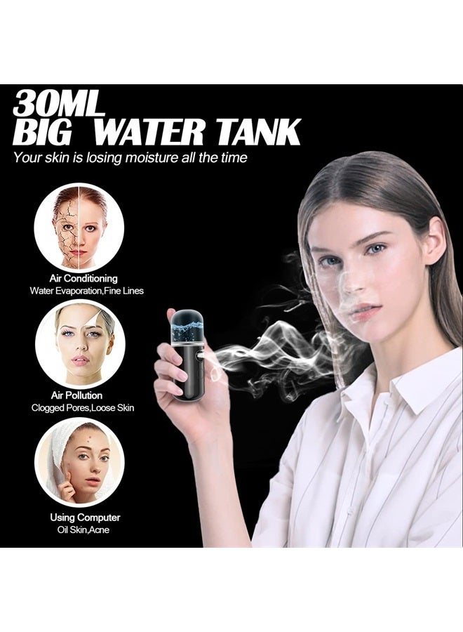 QUKLOGEN Eyelash Extension Supplies USB Air Conditioning Blower Facial Mister Lash Tweezers Mirror Mascara Brush Lash Shampoo Brush Bottle Silicone Pad Glue Rings Under Eye Gel Pads Micro Applicators Tapes - Image 4