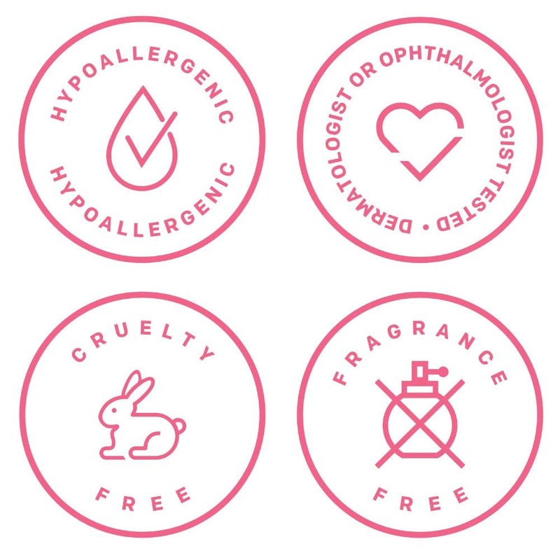 Almay Longwear & Waterproof Eye Makeup Remover Pads, Hypoallergenic, Cruelty Free, Ophthalmologist Tested, 80 Pads - Image 2