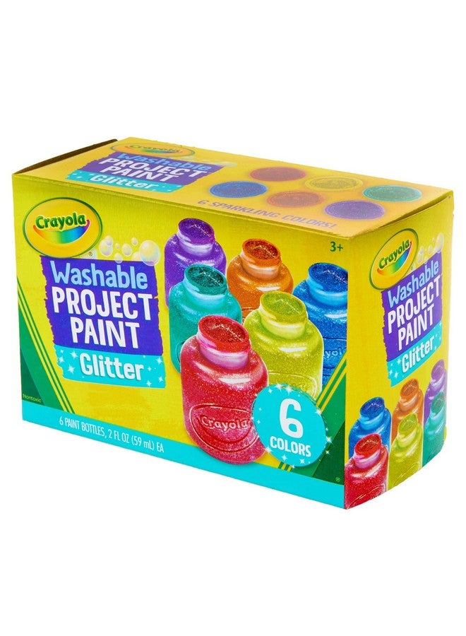 كرايولا طلاء لامع قابل للغسل من كرايولا، رائع لمشاريع الفصل الدراسي، 6 قطع - Image 3