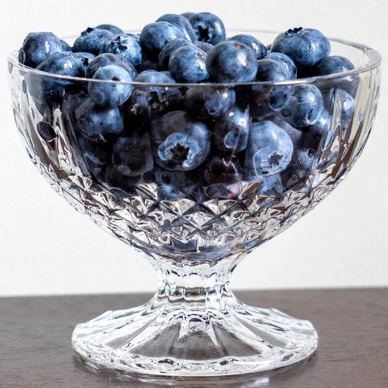 MARTVIA MARTVIA 300ML Ice Cream Glasses Cups Dishes for Desserts MilkshakeFruit and Pudding Glass Serving Bowls Perfect for Home Restaurants and Parties Dishwasher Safe Royal Bowls Set of 6  - Image 3