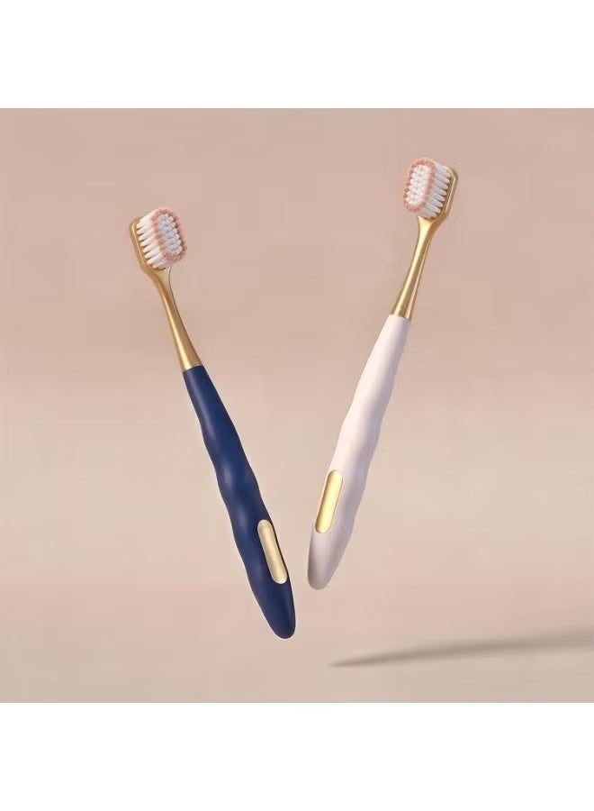 JUE FISH Adult Wide Head Soft Hair Toothbrush, Manual Toothbrush, Excellent Cleaning Effect for Large Head, Ultra Soft Brush Thread Can Gum-Friendly(6 Pack) - Image 4