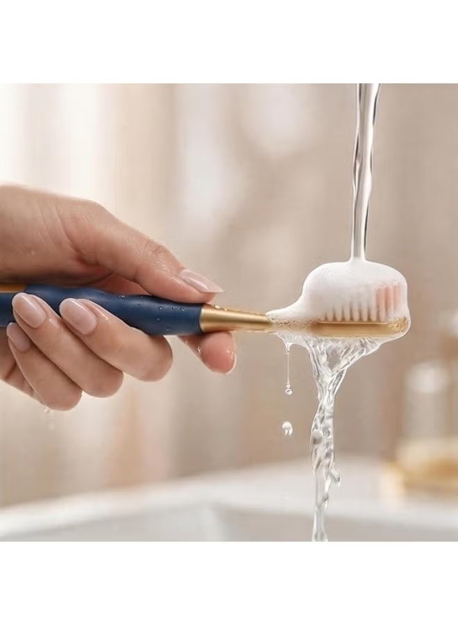 JUE FISH Adult Wide Head Soft Hair Toothbrush, Manual Toothbrush, Excellent Cleaning Effect for Large Head, Ultra Soft Brush Thread Can Gum-Friendly(6 Pack) - Image 5