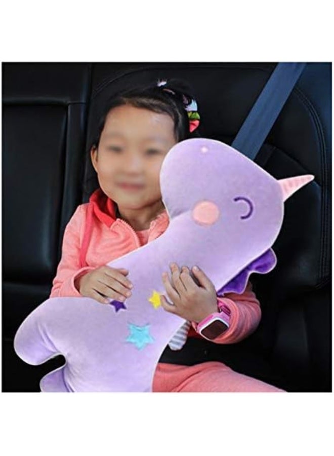 Kelendle Seat Belt Pillow Kids Car Seat Belt Cover Vehicle Shoulder Pads Car Seatbelt Cushion for Kids Seat Strap Pillows Kids Animal Travel Pillow - Image 5