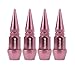 Senzeal 4X Long Impale Spiked Aluminum Car Truck Bike Wheel Tire Caps Air Dust Cover Pink - Image 2