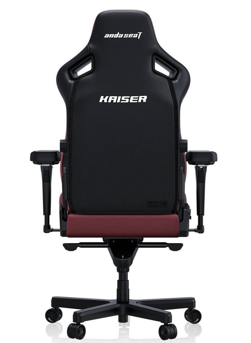 Anda Seat AndaSeat Kaiser 4 Large Premium PVC Leather Gaming Chair , Maroon | AD12YDDC-L-20-A-PVC - Image 2