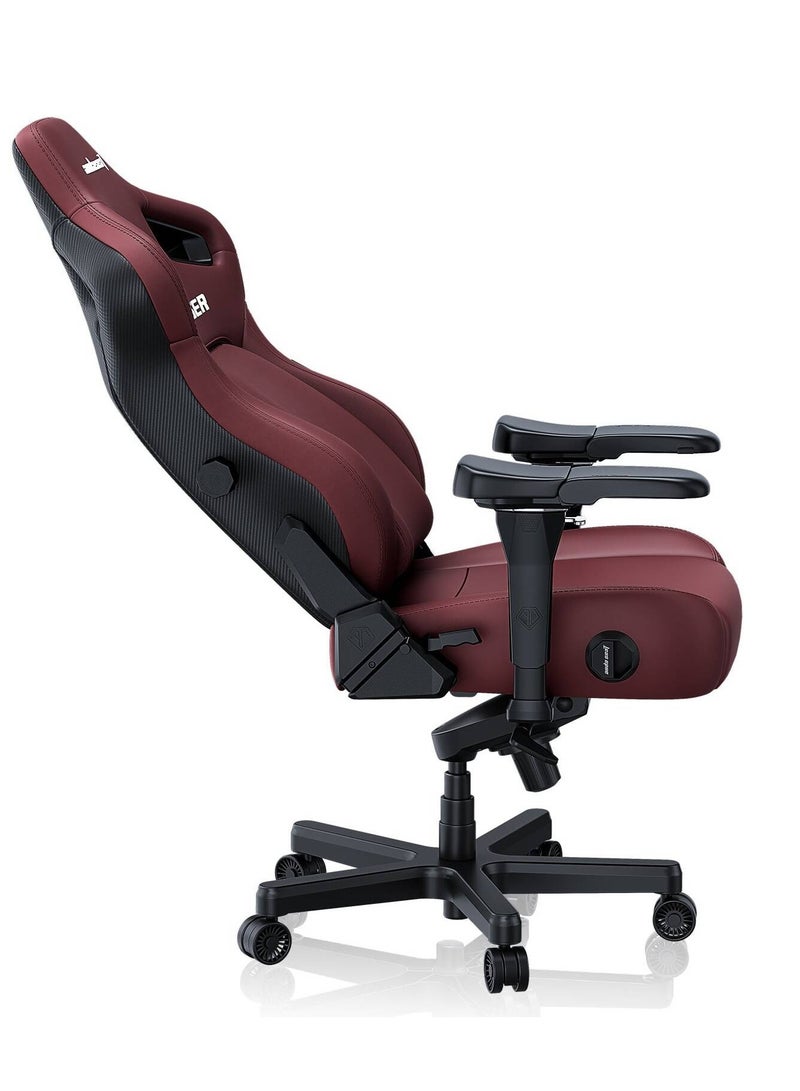 Anda Seat AndaSeat Kaiser 4 Large Premium PVC Leather Gaming Chair , Maroon | AD12YDDC-L-20-A-PVC - Image 3