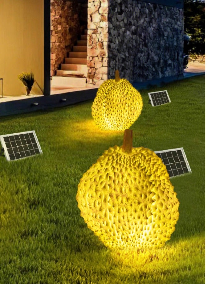 Outdoor Waterproof Simulation Durian Lamp Garden Fruit Decorative Lamp Creative Modeling Decorative Sculpture Lamp Art Travel Lighting Lamp - Image 4