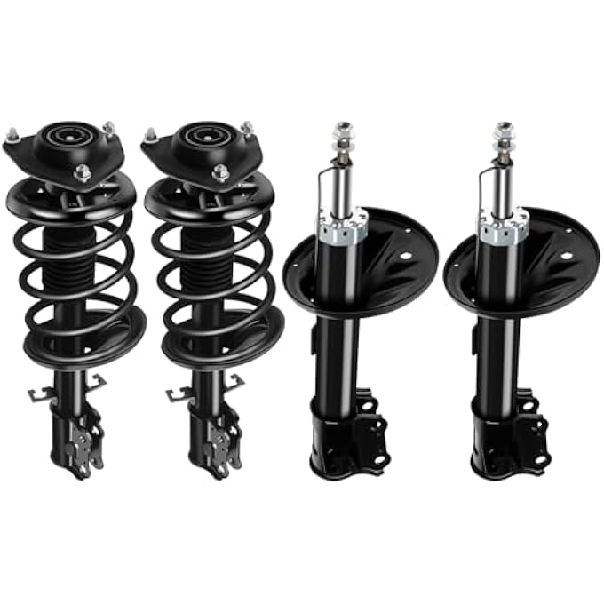 SCITOO Front And Rear Pair Strut  Spring Complete Assembly Compatible With 20042009 For Kia Spectra 2009 For Kia Spectra5 Complete Struts 172302 333492 - Image 2