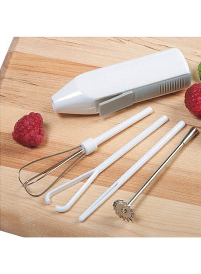 Norpro Norpro Cordless Mini Mixer, 5 Piece Set, One Size, White  - Image 5