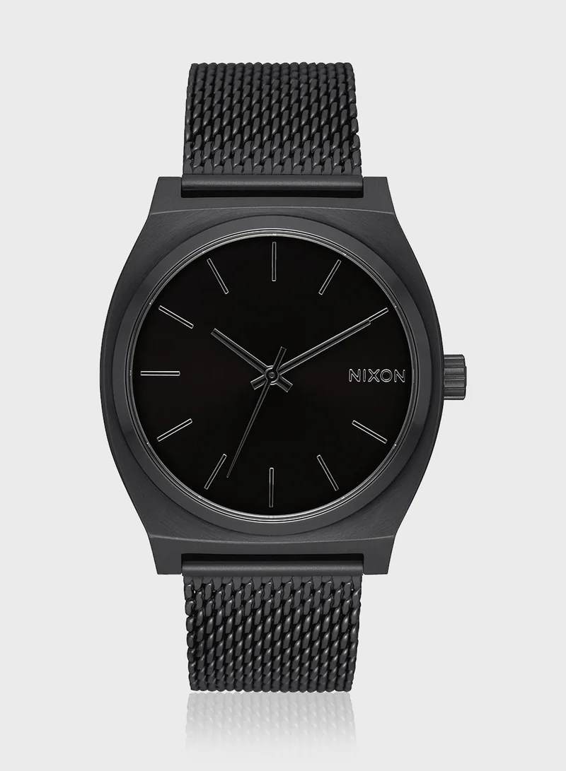 NIXON Time Teller Milanese All Black Watch
