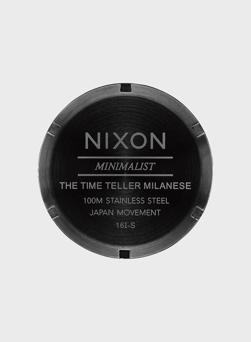 NIXON Time Teller Milanese All Black Watch