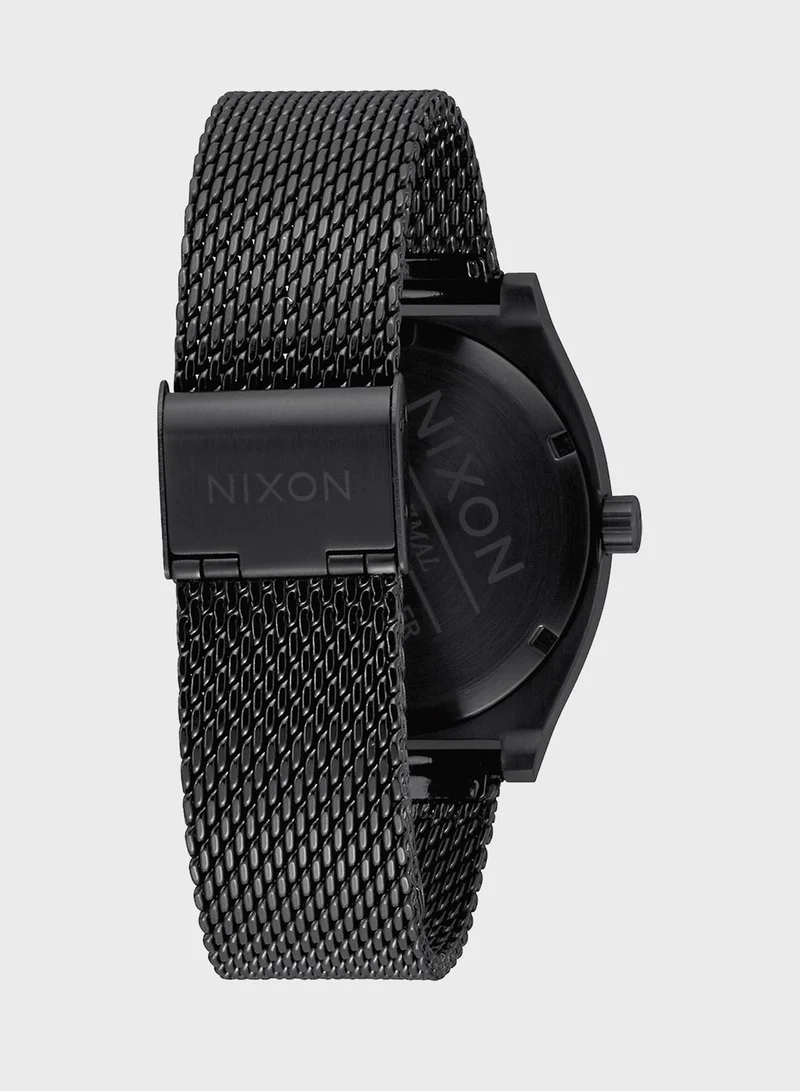 NIXON Time Teller Milanese All Black Watch