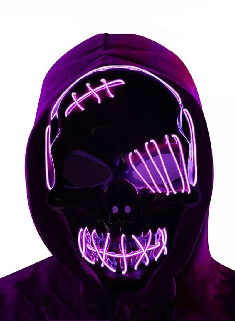 Generic 1pc Halloween Skull Face Cover Light  - Image 5