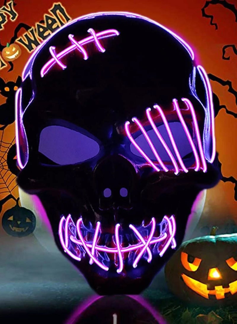 Generic 1pc Halloween Skull Face Cover Light  - Image 2